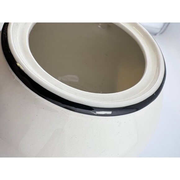 ARTHUR WOOD “TEATIME” TEAPOT Roman Numerals Clock Pattern England Made UK Pier 1 - Picture 5 of 13